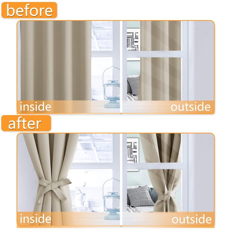 High end blackout curtain in turkey 204 cm blackout curtain wide blackout curtains ring top super soft thermal 99% full drape