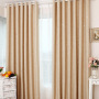 Amazon Bedroom Korean Solid Color Curtains Manufacturers Supply Full Blackout Curtains, Star Hot Silver Bead Rope Flat Window