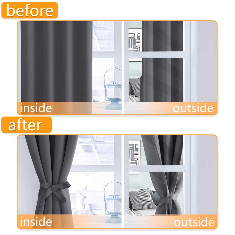 Popular blackout curtain fabric white grey 80%blackout curtain bluegrey ready made curtain bedroom window blackout fabric