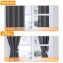 Popular blackout curtain fabric white grey 80%blackout curtain bluegrey ready made curtain bedroom window blackout fabric