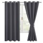 Popular blackout curtain fabric white grey 80%blackout curtain bluegrey ready made curtain bedroom window blackout fabric
