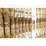 Gold Curtain Fabric with Valance, Curtainluxury Home Curtains, Cortinas Europeas/ European Curtain 100% Polyester Flat Window YK