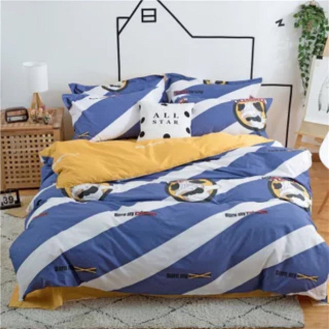 2020 Crazy Selling cotton material bed sheets duvet cover set, sheets bed set