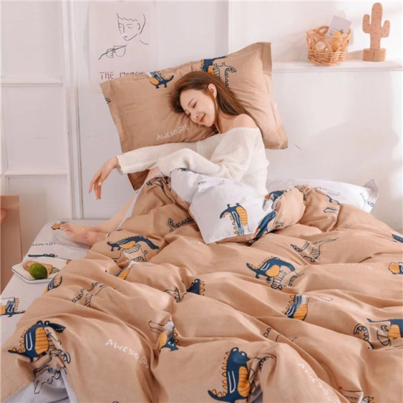 2020 Crazy Selling cotton material bed sheets duvet cover set, sheets bed set