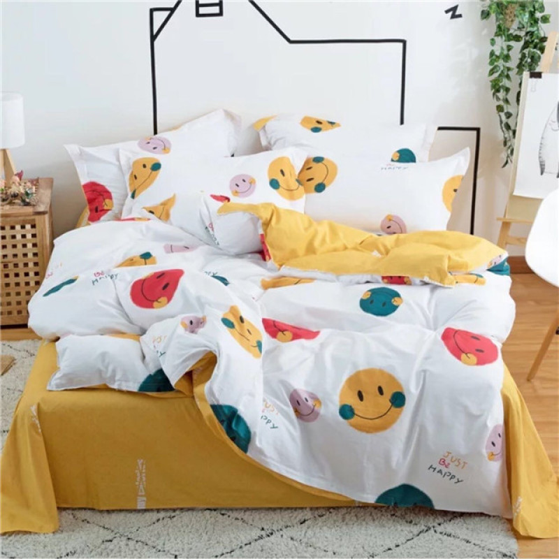 2020 Crazy Selling cotton material bed sheets duvet cover set, sheets bed set