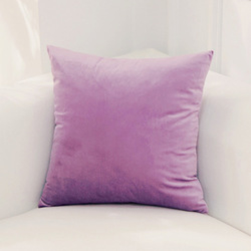 Polyester Velvet Cushion Cover Fabric, Soft Red Pillow Covers /