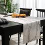 Modern Pattern Table Runner, Ocean Marble Texture for Dining Room Holiday and Party Decor#