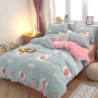Stock Coral Fleece Set Bedding, Custom Bad Sheet Cotton Comforter Set Bedding/
