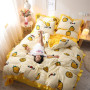 Stock Coral Fleece Set Bedding, Custom Bad Sheet Cotton Comforter Set Bedding/