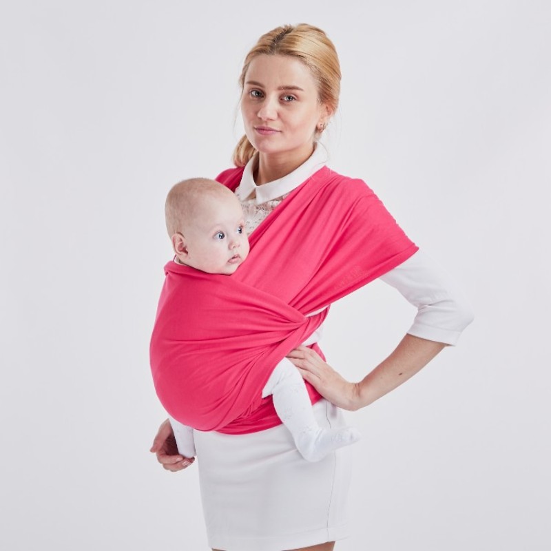 Baby Wrap Carrier and Ring Sling, Adjustable Breathable Mesh Baby Wrap For Infant, Stretchy Infant Sling For Newborn Summer Belt