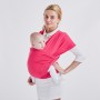 Baby Wrap Carrier and Ring Sling, Adjustable Breathable Mesh Baby Wrap For Infant, Stretchy Infant Sling For Newborn Summer Belt