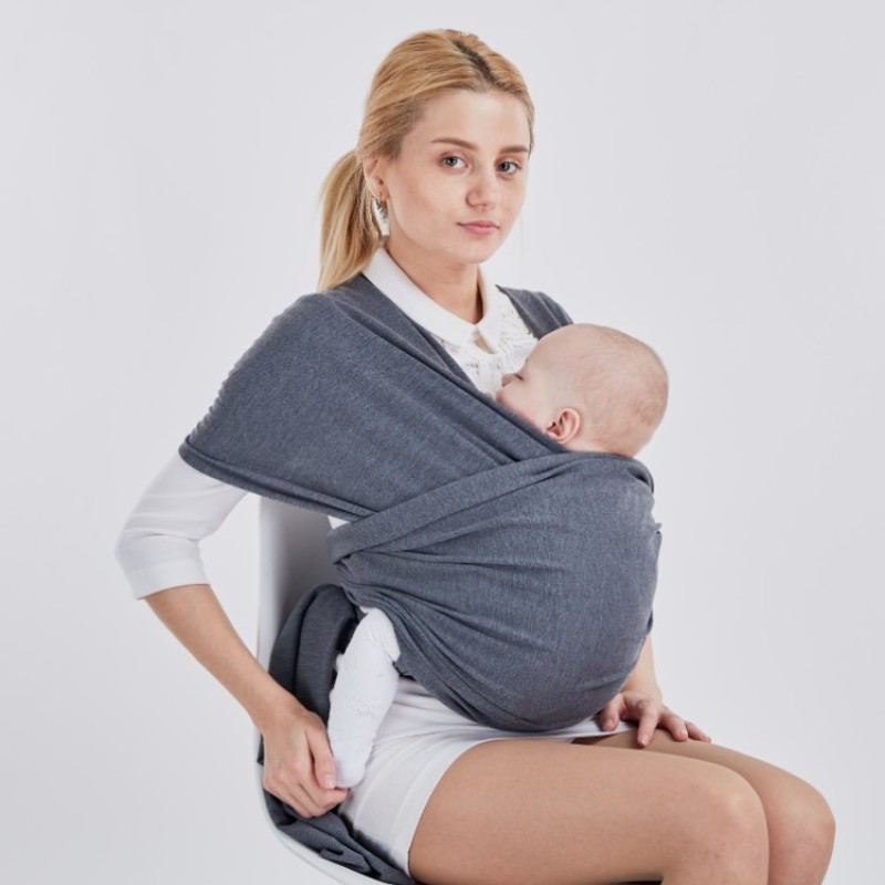 Baby Wrap Carrier and Ring Sling, Adjustable Breathable Mesh Baby Wrap For Infant, Stretchy Infant Sling For Newborn Summer Belt