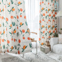 Nordic ins wind Morandi hand-painted peach curtains, customized fresh and rural children's blackout curtains/