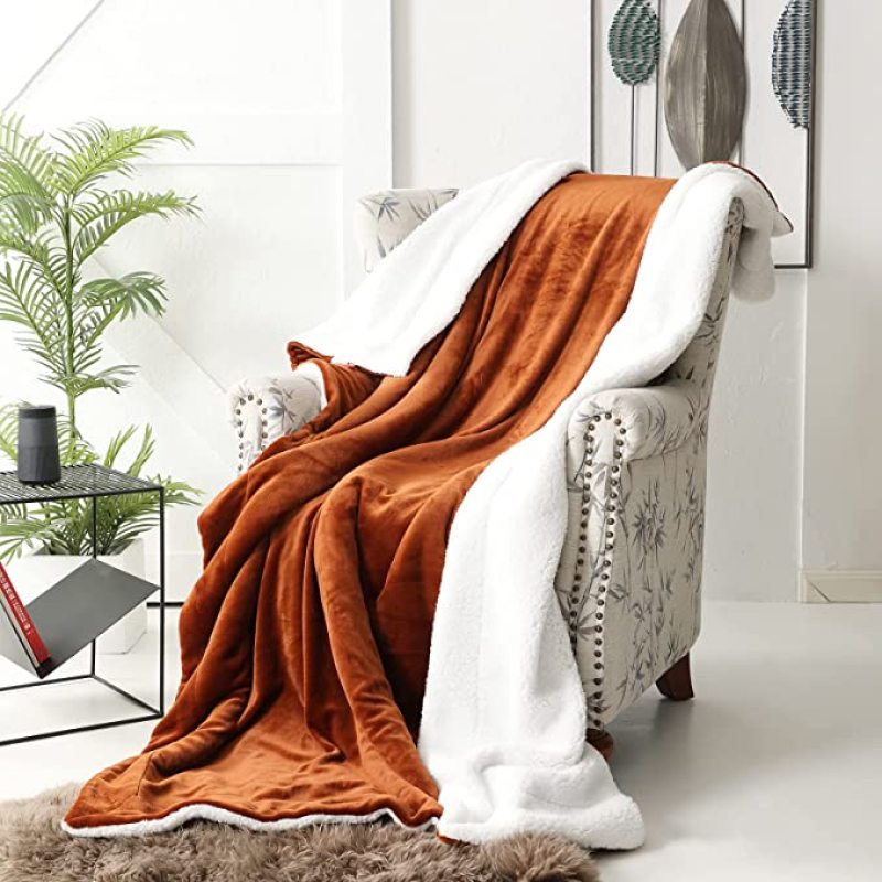 Soft Warm Coral Fleece Flannel Blankets For Beds Faux Fur Mink Throw Solid Color Sofa Cover Bedspread Winter Plaid Blankets