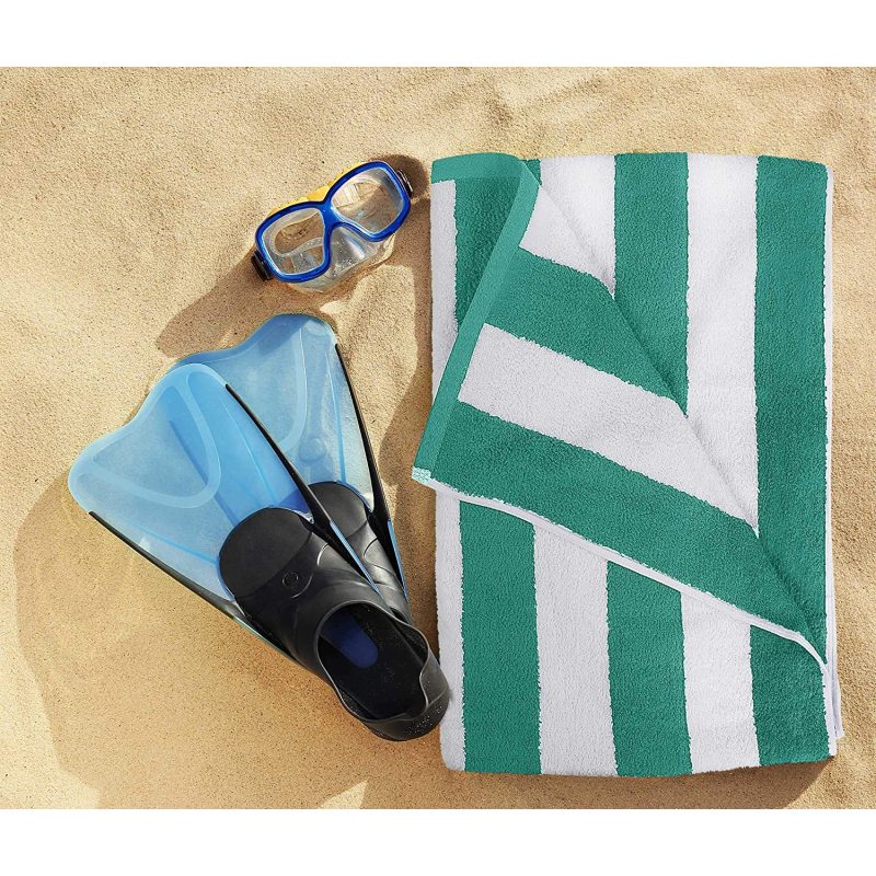 Luxury large packages striped beach towel ring spindle cotton pool towel, soft fast drying swimming towel, various packages/