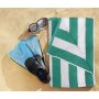 Luxury large packages striped beach towel ring spindle cotton pool towel, soft fast drying swimming towel, various packages/