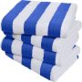 Luxury large packages striped beach towel ring spindle cotton pool towel, soft fast drying swimming towel, various packages/
