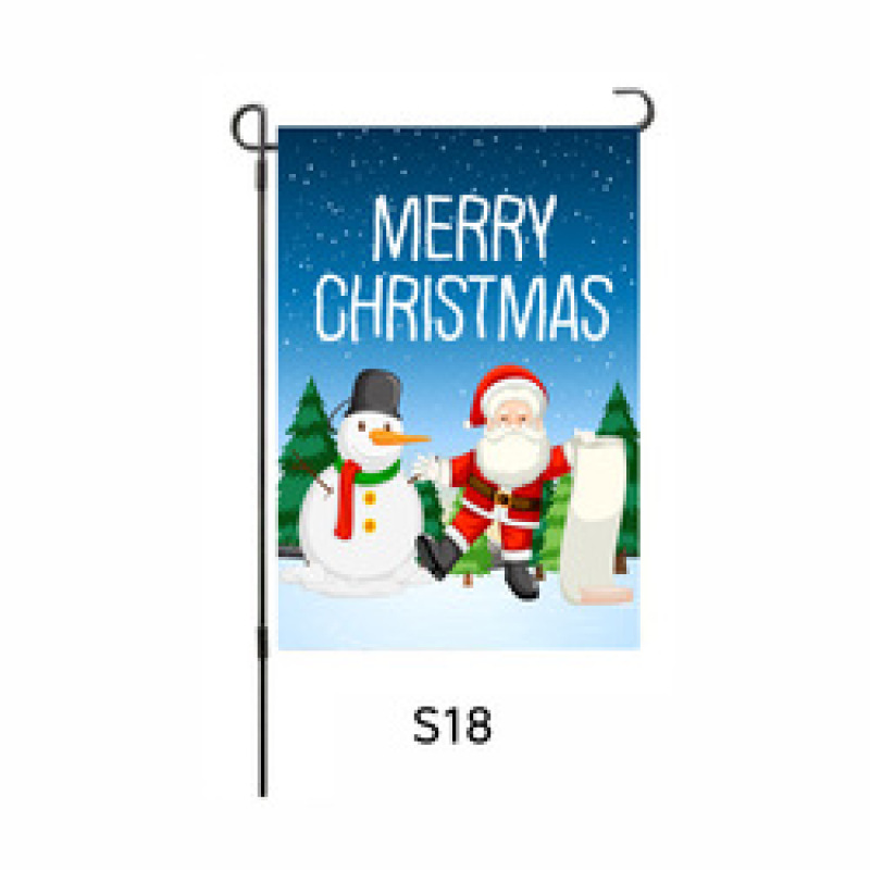 Hot Sale 100D Polyester Outdoor Garden Flag, Custom Double Sided Printing Spring Garden Flags/