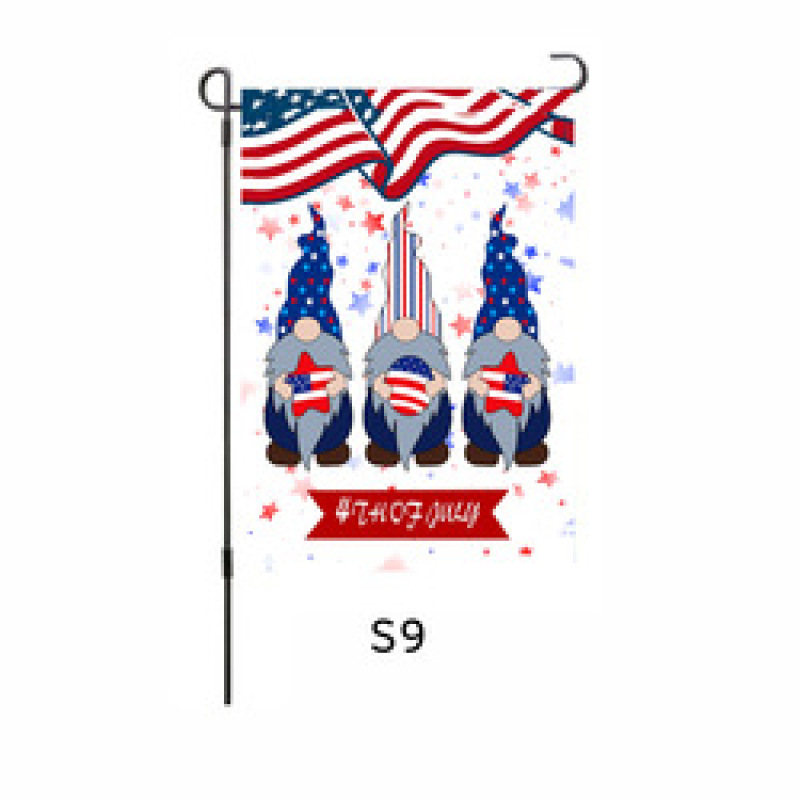 Hot Sale 100D Polyester Outdoor Garden Flag, Custom Double Sided Printing Spring Garden Flags/