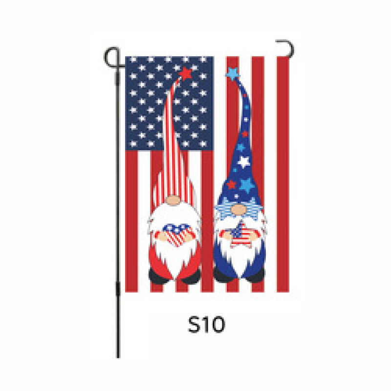 Hot Sale 100D Polyester Outdoor Garden Flag, Custom Double Sided Printing Spring Garden Flags/