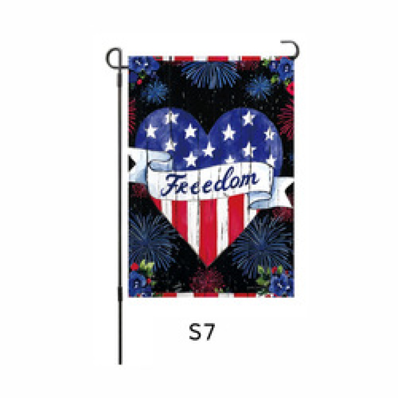 Hot Sale 100D Polyester Outdoor Garden Flag, Custom Double Sided Printing Spring Garden Flags/