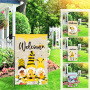 Hot Sale 100D Polyester Outdoor Garden Flag, Custom Double Sided Printing Spring Garden Flags/