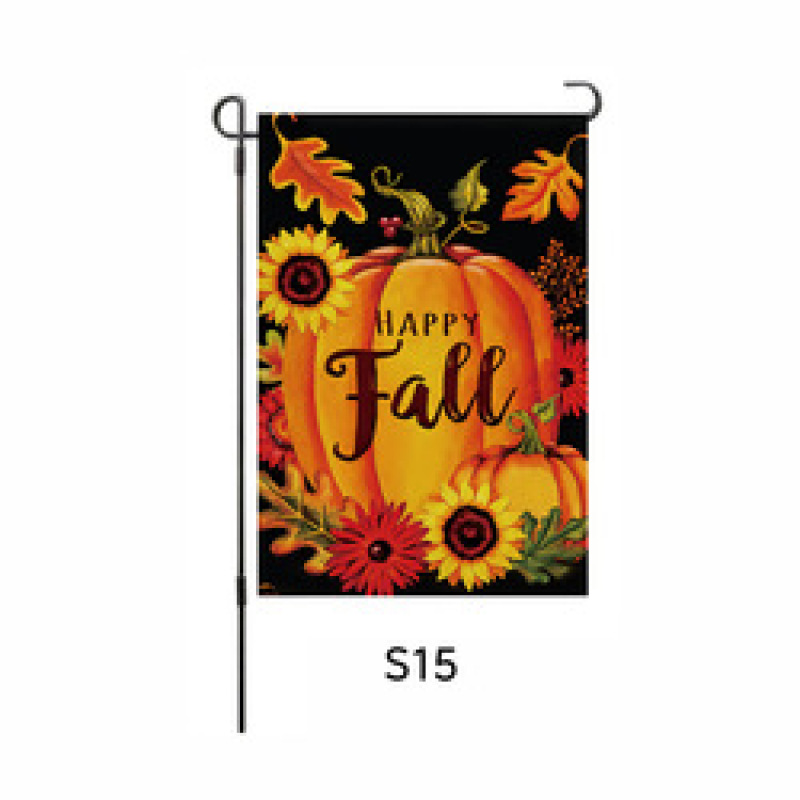 Hot Sale 100D Polyester Outdoor Garden Flag, Custom Double Sided Printing Spring Garden Flags/