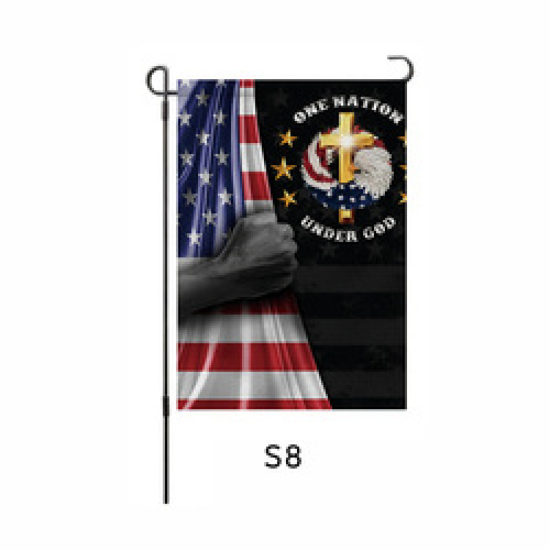 Hot Sale 100D Polyester Outdoor Garden Flag, Custom Double Sided Printing Spring Garden Flags/