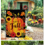Hot Sale 100D Polyester Outdoor Garden Flag, Custom Double Sided Printing Spring Garden Flags/