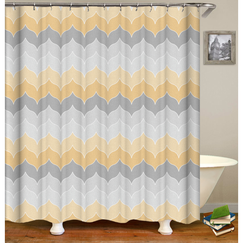 Wholesale Custom Printed Shower Curtains Luxury Black Art African American Black Girl Afro Women Print Bath Curtain For Bathroom