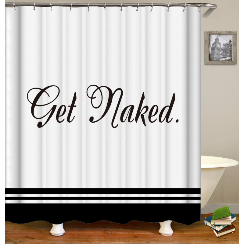 Wholesale Custom Printed Shower Curtains Luxury Black Art African American Black Girl Afro Women Print Bath Curtain For Bathroom