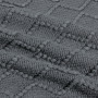 dark grey Knitted Blanket Geometric Sofa Blanket Cover with Tassel Travel Line Blanket Home Decoration/