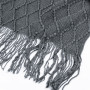 dark grey Knitted Blanket Geometric Sofa Blanket Cover with Tassel Travel Line Blanket Home Decoration/