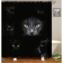 Cute Pet Design Bathroom Damp-Proof Mildew-Proof Shower Curtain Most Popular With Children Hot Sale 180*180cm Shower Curtain