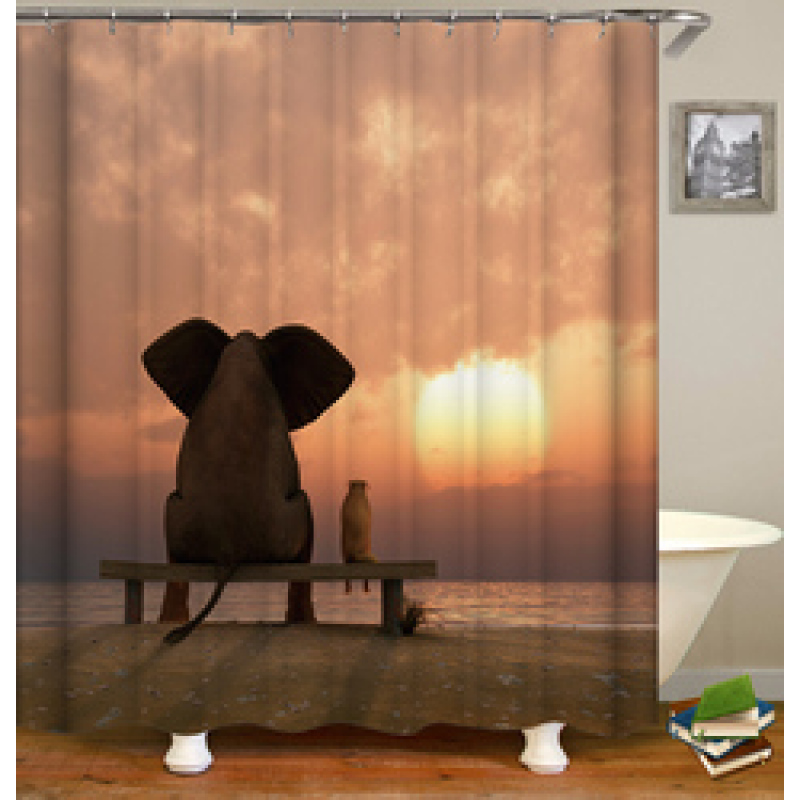 Customer-Specific Patterns Accepted Waterproof and Mildew-proof, 2021 Amazon Printed Shower Curtains On Sale#