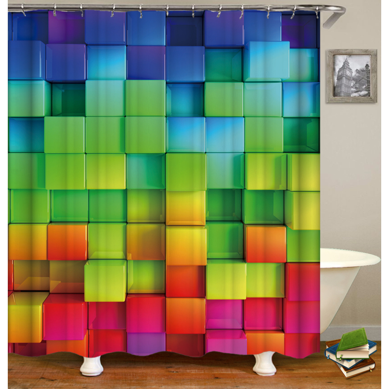 Customer-Specific Patterns Accepted Waterproof and Mildew-proof, 2021 Amazon Printed Shower Curtains On Sale#