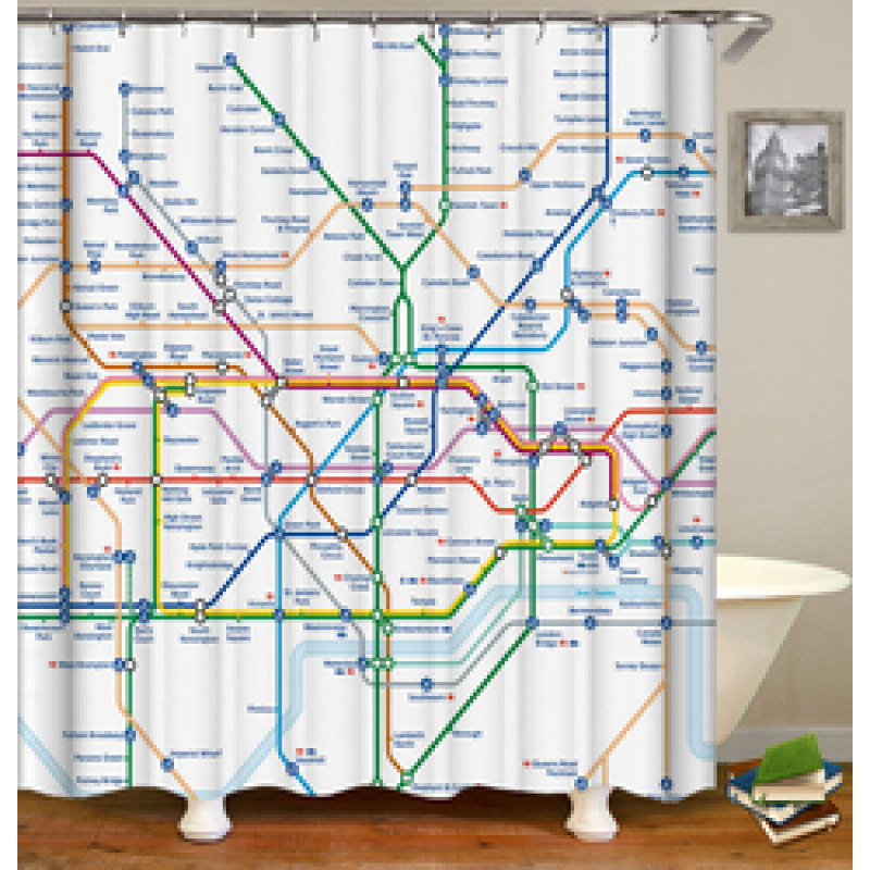 Customer-Specific Patterns Accepted Waterproof and Mildew-proof, 2021 Amazon Printed Shower Curtains On Sale#