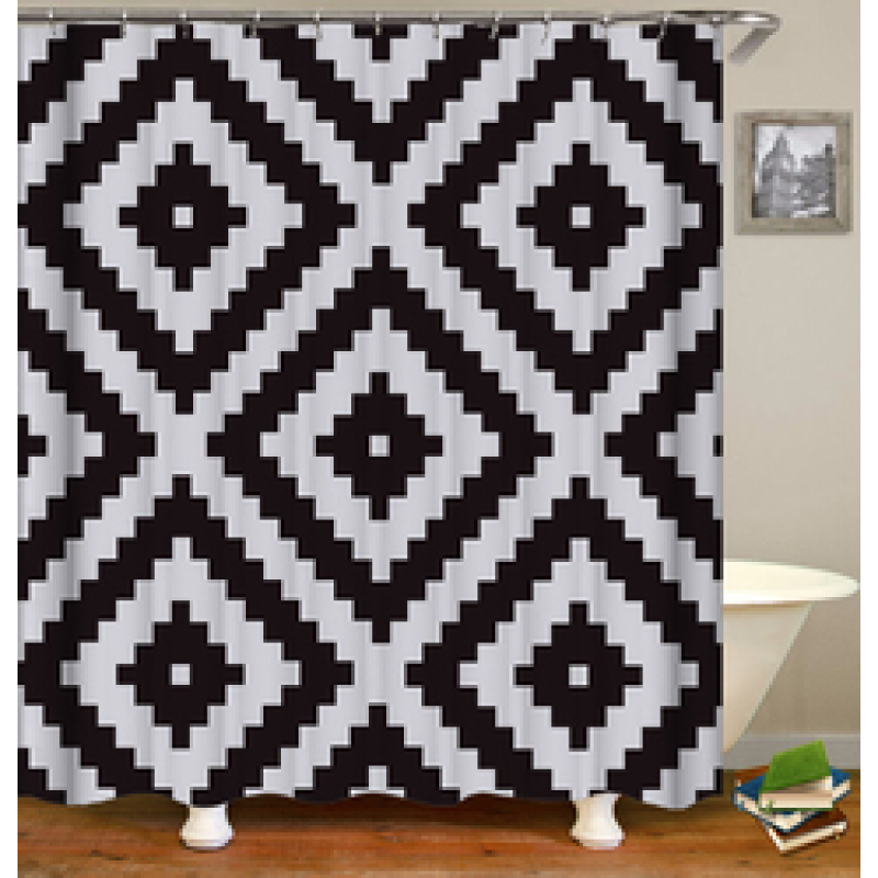 Customer-Specific Patterns Accepted Waterproof and Mildew-proof, 2021 Amazon Printed Shower Curtains On Sale#