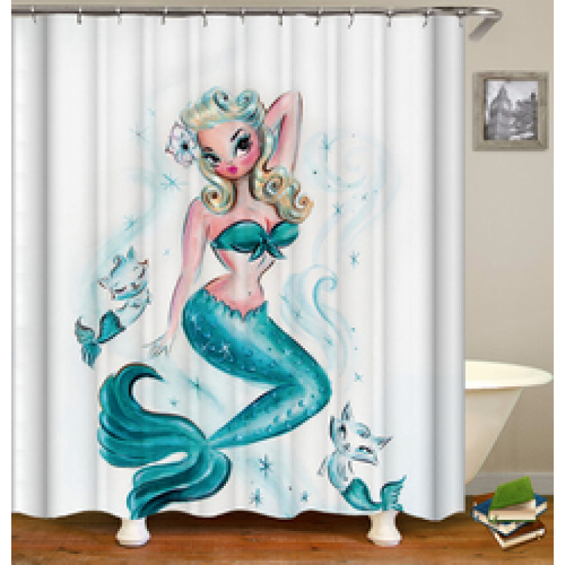 Customer-Specific Patterns Accepted Waterproof and Mildew-proof, 2021 Amazon Printed Shower Curtains On Sale#