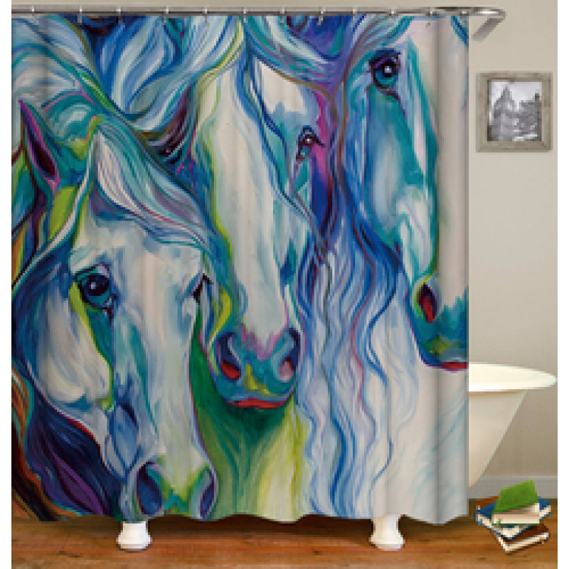 Customer-Specific Patterns Accepted Waterproof and Mildew-proof, 2021 Amazon Printed Shower Curtains On Sale#
