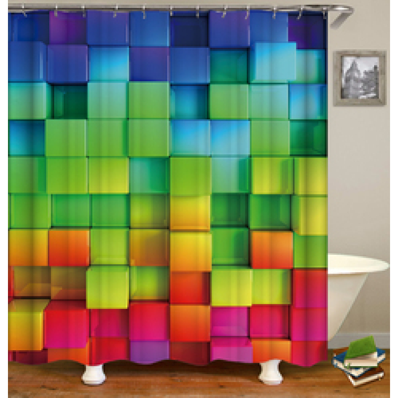 Customer-Specific Patterns Accepted Waterproof and Mildew-proof, 2021 Amazon Printed Shower Curtains On Sale#