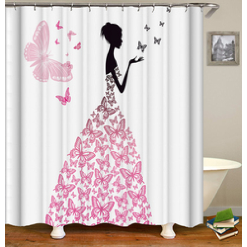 Customer-Specific Patterns Accepted Waterproof and Mildew-proof, 2021 Amazon Printed Shower Curtains On Sale#