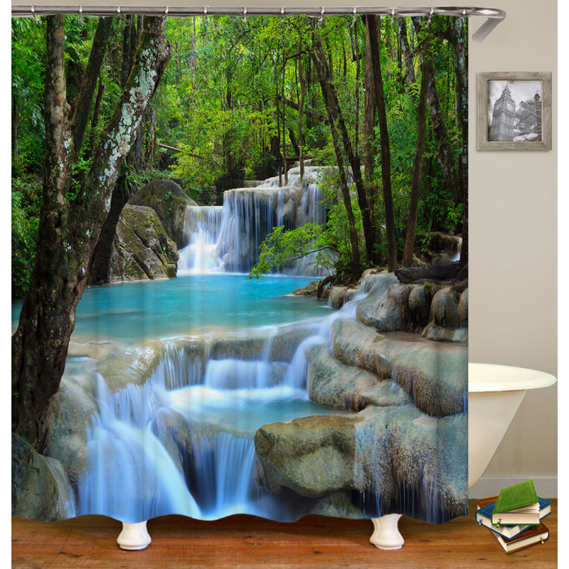 Customer-Specific Patterns Accepted Waterproof and Mildew-proof, 2021 Amazon Printed Shower Curtains On Sale#