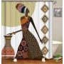 African Women Shower Curtain Children'S Bathroom,Africa Custom Print Shower Curtain/