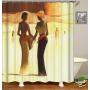 African Women Shower Curtain Children'S Bathroom,Africa Custom Print Shower Curtain/