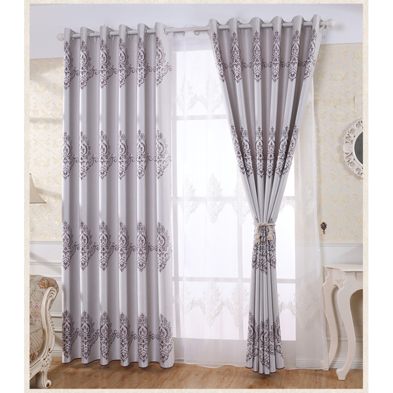 Latest Curtain Fashion Designs Fabric, Super Soft Living Room Sets Jacquard Fabric Curtain/