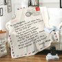 Cheap Sherpa Throw Blanket, Custom Design Love Letter Blanket/
