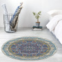 Floor mat European Persian round carpet wholesale Bohemian style living room absorbent carpet/