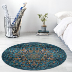 Floor mat European Persian round carpet wholesale Bohemian style living room absorbent carpet/