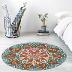 Floor mat European Persian round carpet wholesale Bohemian style living room absorbent carpet/